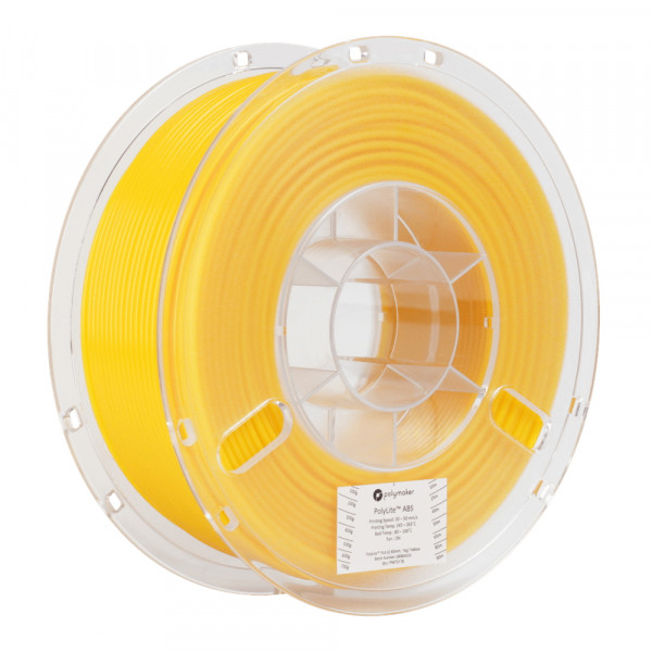 Polymaker ABS filament | Gul | 1,75mm | 1kg | PolyLite 70175 PE01006 PM70175 DFP14036 - 1