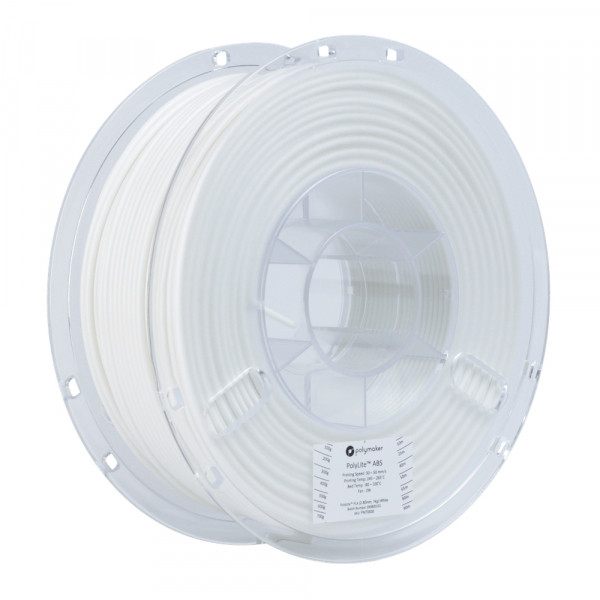 Polymaker ABS filament | Vit | 2,85mm | 1kg | PolyLite DFP14053 - 1