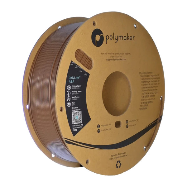 Polymaker ASA filament | Army Brown | 1,75mm | 1kg | PolyLite PF01032 DFP14282 - 1