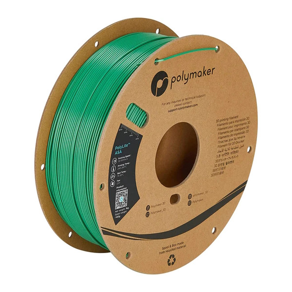 Polymaker ASA filament | Grön | 1,75mm | 1kg | PolyLite PF01030 DFP14279 - 1