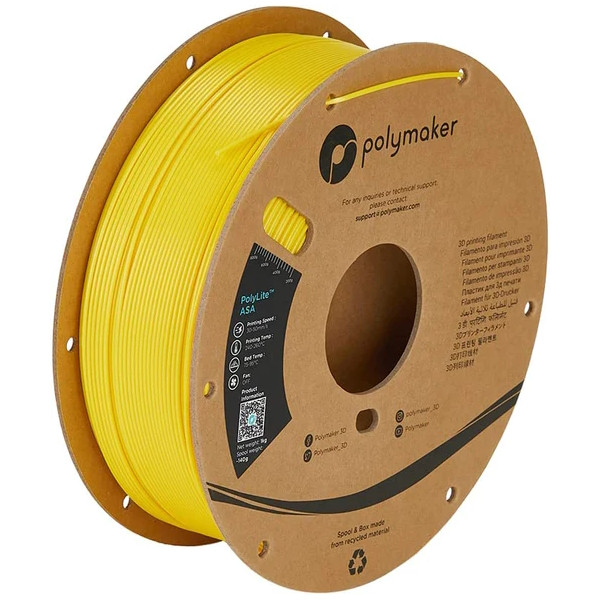 Polymaker ASA filament | Gul | 1,75mm | 1kg | PolyLite PF01031 DFP14277 - 1