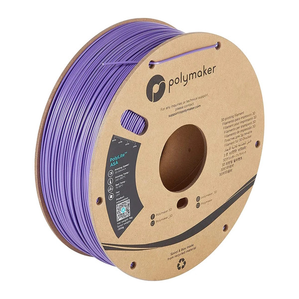 Polymaker ASA filament | Lila | 1,75mm | 1kg | PolyLite PF01008 DFP14281 - 1