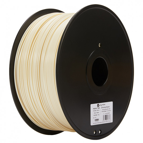 Polymaker ASA filament | Naturlig | 2,85mm | 3kg | PolyLite 70837 PM70837 DFP14192 - 1