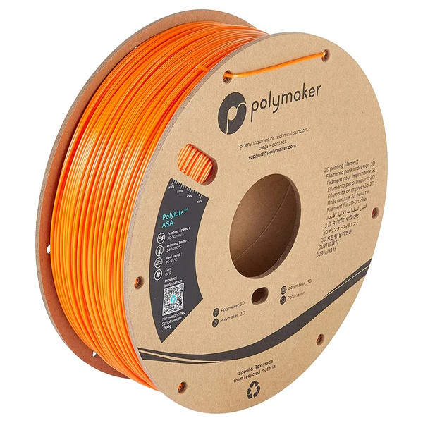 Polymaker ASA filament | Orange | 1,75mm | 1kg | PolyLite PF01007 DFP14276 - 1