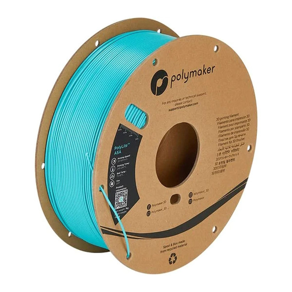 Polymaker ASA filament | Teal | 1,75mm | 1kg | PolyLite PF01029 DFP14280 - 1