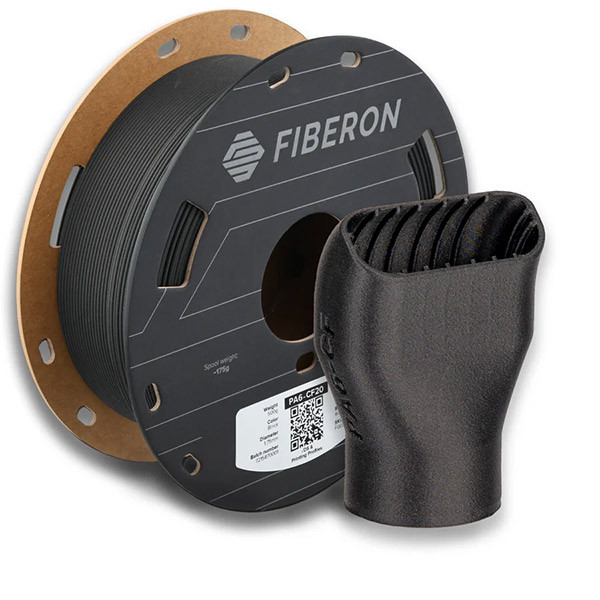 Polymaker PA6-CF20 Filament | Svart | 1,75mm | 0,5kg | Fiberon FG03001 DFP14552 - 1