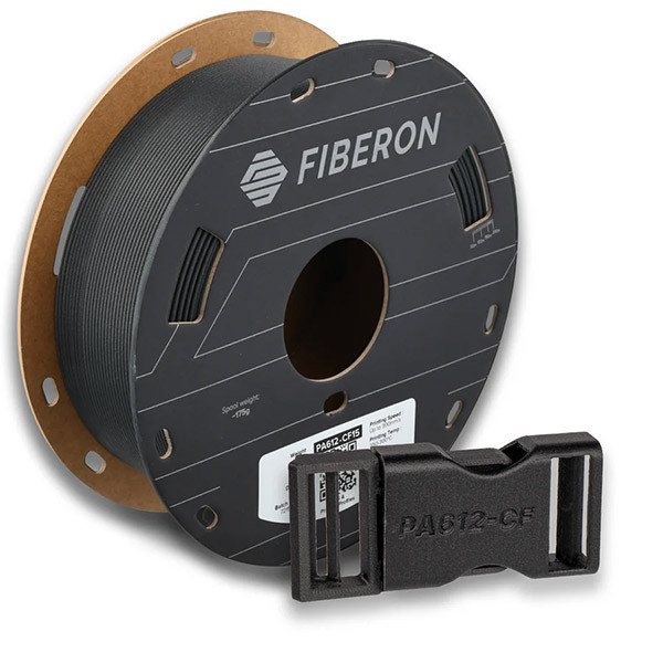Polymaker PA612-CF15 Filament | Svart | 1,75mm | 0,5kg | Fiberon FG07001 DFP14554 - 1