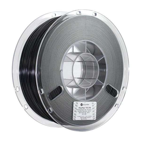 Polymaker PC-FR filament | Svart | 1,75mm | 1kg | Polymax PC03001 DFP14364 - 1