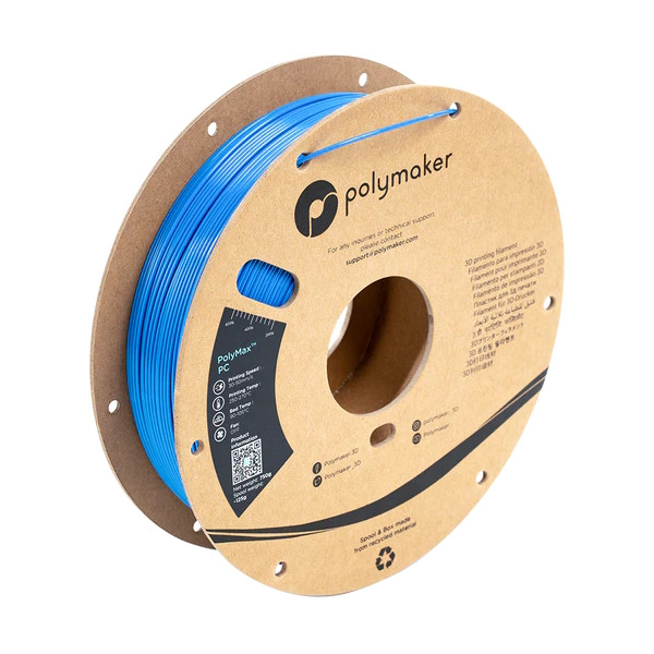 Polymaker PC filament | Blå | 1,75mm | 0,75kg | PolyMax Tough PC02011 DFP14368 - 1