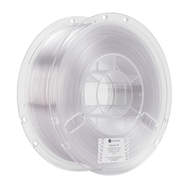 Polymaker PC filament | Transparent | 1,75mm | 1kg | PolyLite 70190 PC01001 PM70190 DFP14058 - 1