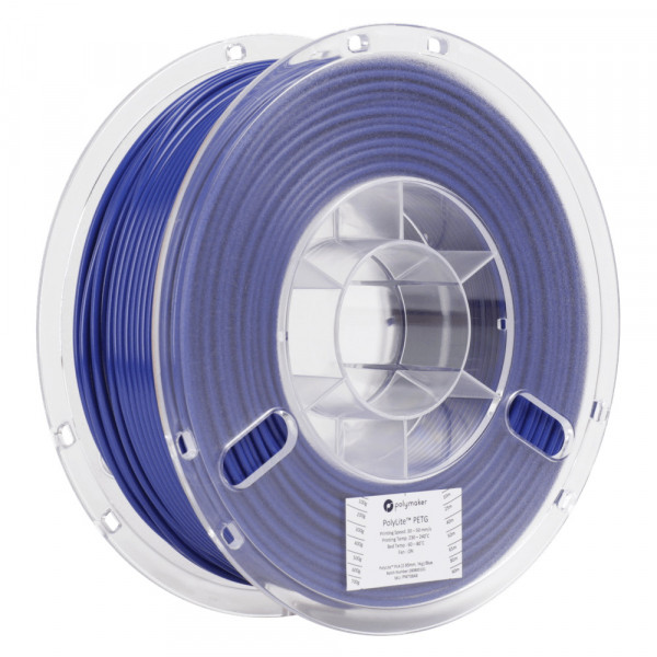 Polymaker PETG filament | Blå | 1,75 mm | 1 kg | PolyLite 70645 PB01007 PM70645 DFP14196 - 1