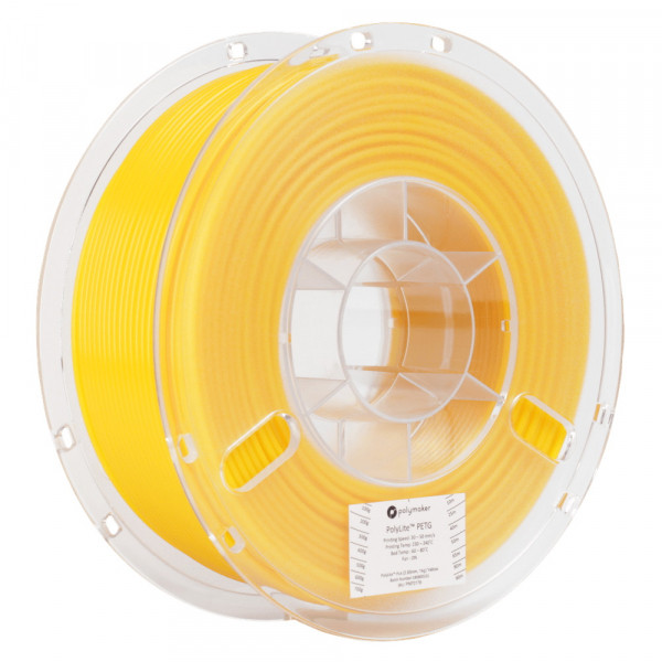 Polymaker PETG filament | Gul | 1,75mm | 1kg | PolyLite DFP14214 - 1