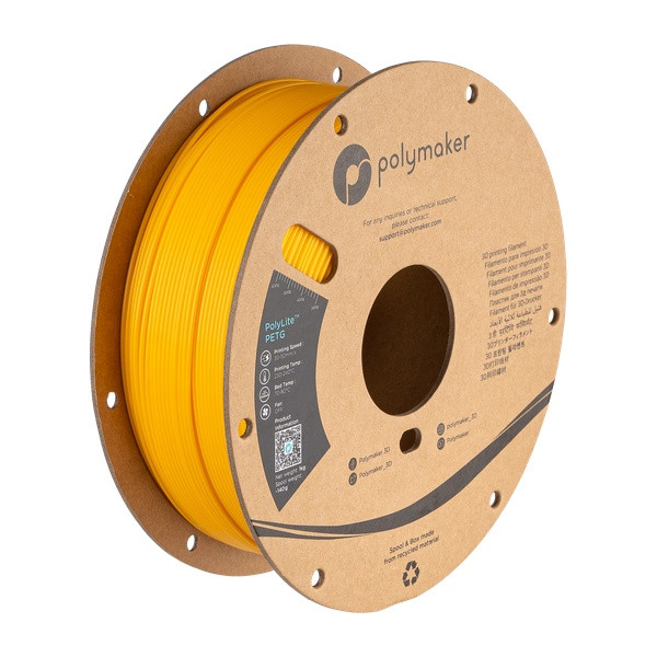 Polymaker PETG filament | Gul | 1,75mm | 1kg DFP16299 - 1