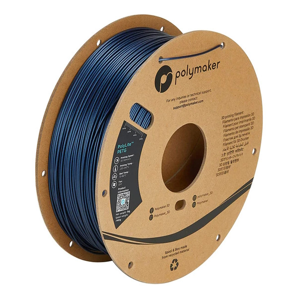 Polymaker PETG filament | Mörkblå | 1,75mm | 1kg | PolyLite PB01034 DFP14294 - 1