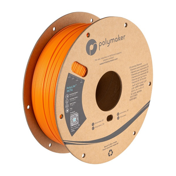Polymaker PETG filament | Orange | 1,75mm | 1kg DFP16295 - 1