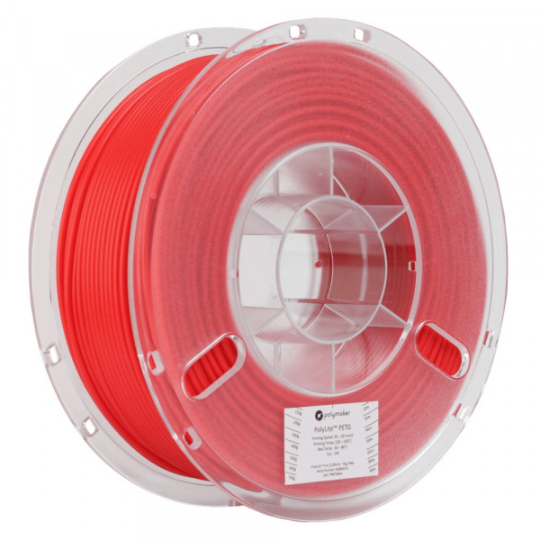 Polymaker PETG filament | Röd | 1,75mm | 1kg | PolyLite 70643 PB01004 PM70643 DFP14206 - 1