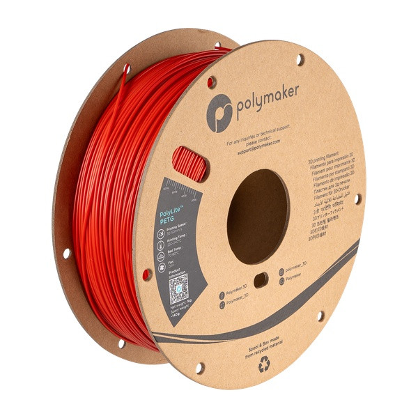 Polymaker PETG filament | Röd | 1,75mm | 1kg DFP16301 - 1