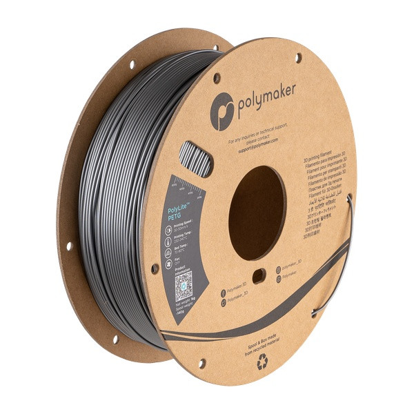 Polymaker PETG filament | Silver | 1,75mm | 1kg DFP16297 - 1