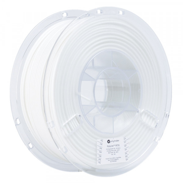 Polymaker PETG filament | Vit | 1,75mm | 1kg | PolyLite DFP14212 - 1