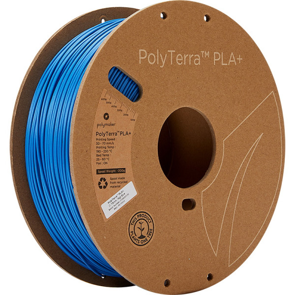 Polymaker PLA+ filament | Blå | 1,75mm | 1kg | PolyTerra PM70949 DFP14245 - 1