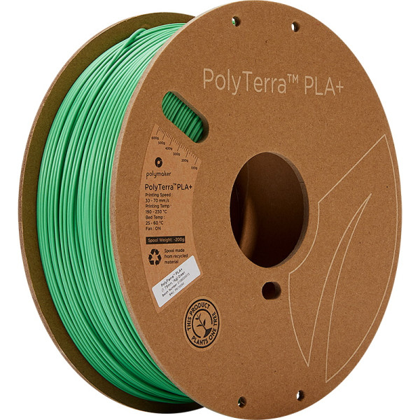 Polymaker PLA+ filament | Grön | 1,75mm | 1kg | PolyTerra PM70950 DFP14247 - 1