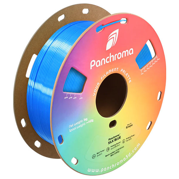 Polymaker PLA Filament | Blå | 1,75mm | 1kg | Panchroma Silk DFP14442 - 1