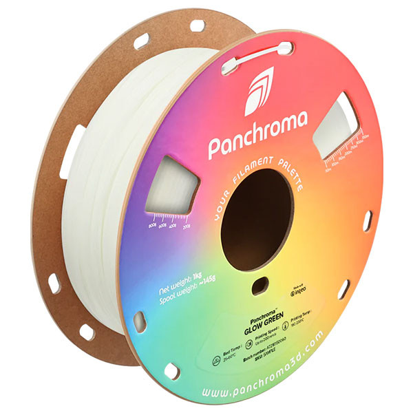 Polymaker PLA Filament | Glow Grön | 1,75mm | 1kg | Panchroma DFP14429 - 1