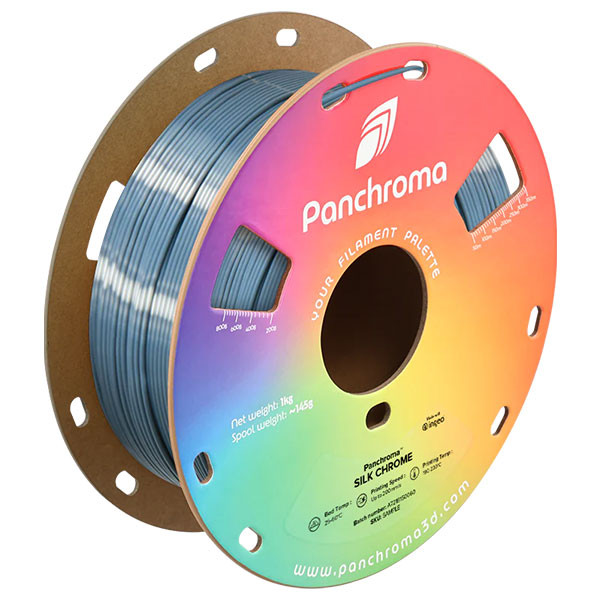 Polymaker PLA Filament | Krom | 1,75mm | 1kg | Panchroma Silk DFP14445 - 1