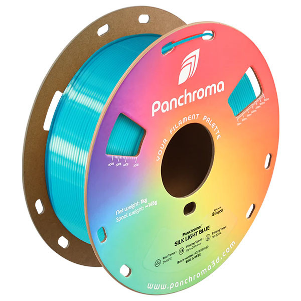 Polymaker PLA Filament | Ljusblå | 1,75mm | 1kg | Panchroma Silk DFP14448 - 1