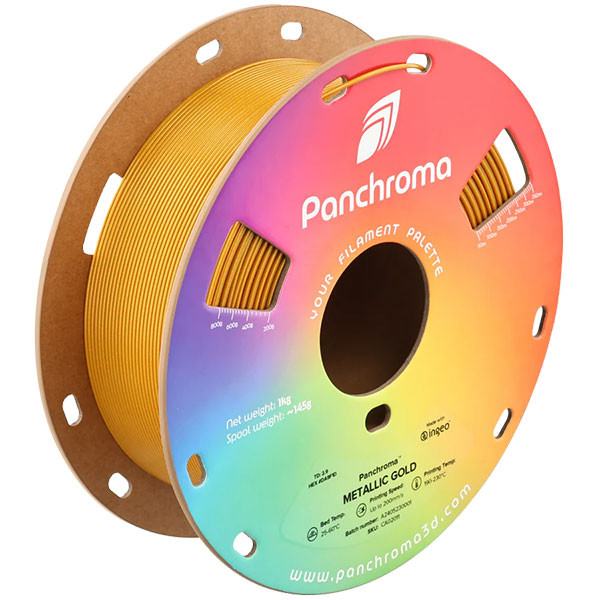 Polymaker PLA Filament | Metallic Gold | 1,75mm | 1kg | Panchroma CA02011 DFP14411 - 1