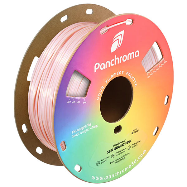 Polymaker PLA Filament | Quartz Pink | 1,75mm | 1kg | Panchroma Silk DFP14453 - 1