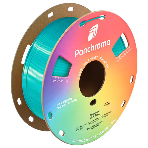 Polymaker PLA Filament | Teal | 1,75mm | 1kg | Panchroma Silk DFP14459 - 1
