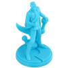 Polymaker PLA Filament | Translucent Cyan | 1,75mm | 1kg | Panchroma CA02001 DFP14403 - 2