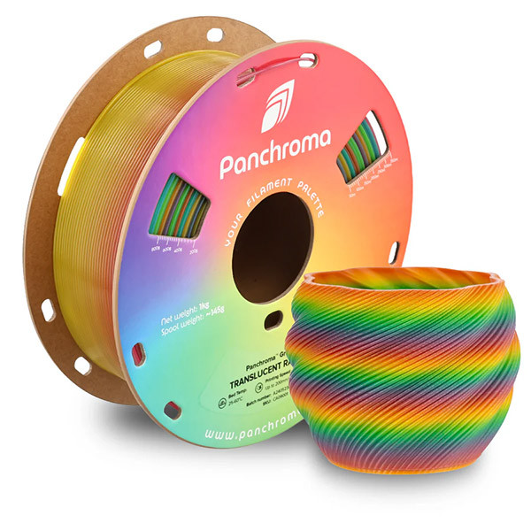 Polymaker PLA Filament | Translucent Rainbow | 1,75mm | 1kg | Panchroma Matt Gradient CA09001 DFP14546 - 1