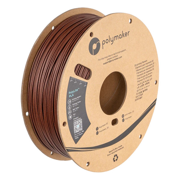 Polymaker PLA Galaxy filament | Mörkröd | 1,75mm | 1kg | PolyLite PA02015 DFP14317 - 1