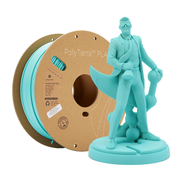 Polymaker PLA filament | Arctic-Teal | 2,85mm | 1kg | PolyTerra 70845 DFP14165 - 1