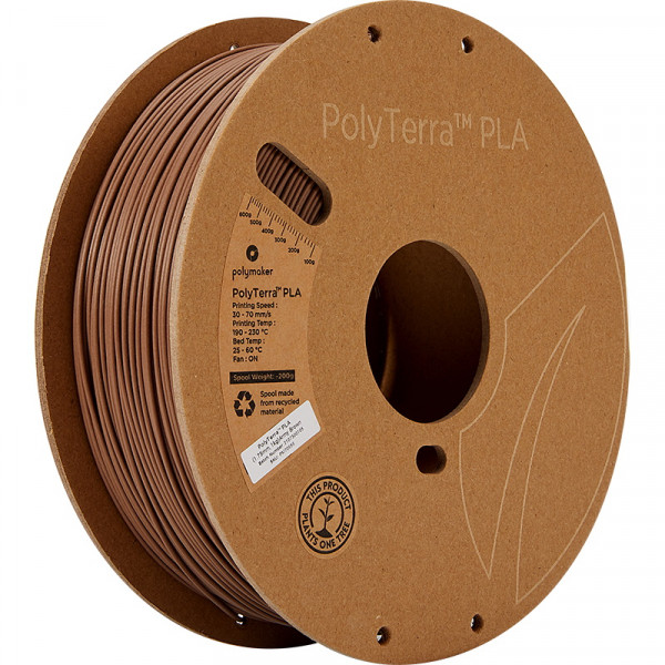 Polymaker PLA filament | Army-Brown | 1,75mm | 1kg | PolyTerra 70959 DFP14230 - 1