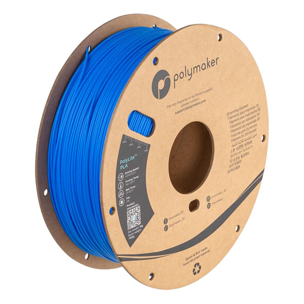 Polymaker PLA filament | Azurblå | 1,75mm | 1kg | PolyLite PA02064 DFP14304 - 1