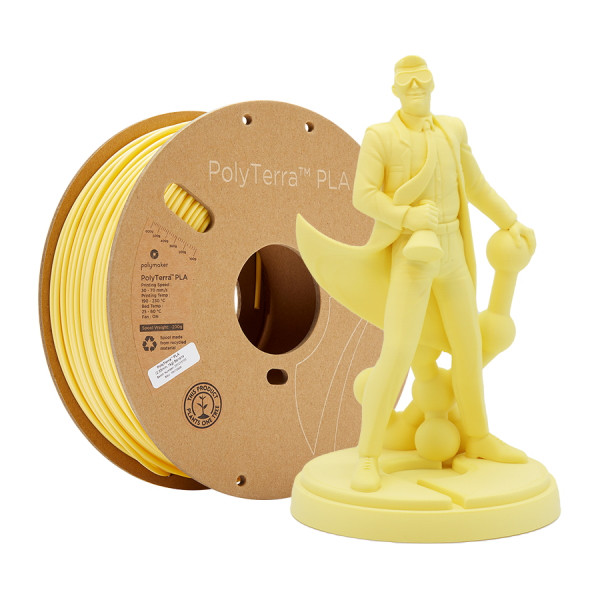 Polymaker PLA filament | Banana | 2,85mm | 1kg | PolyTerra 70866 DFP14153 - 1