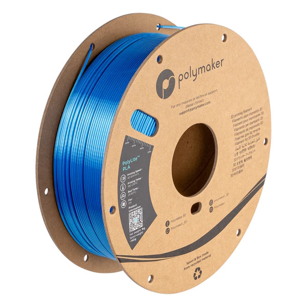 Polymaker PLA filament | Beluga Silver-Blue | 1,75mm | 1kg | PolyLite Dual Silk PA03024 DFP14334 - 1