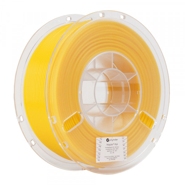 Polymaker PLA filament | Gul | 1,75mm | 1kg | PolyLite 70537 PA02007 PM70537 DFP14062 - 1