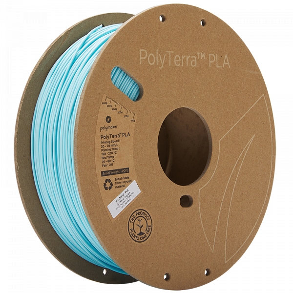 Polymaker PLA filament | Ice | 1,75mm | 1kg | PolyTerra 70910 DFP14236 - 1