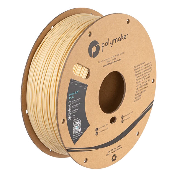 Polymaker PLA filament | Krämvit | 1,75mm | 1kg | PolyLite PA02056 DFP14308 - 1