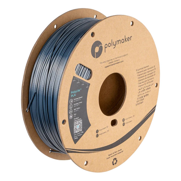 Polymaker PLA filament | Krom | 1,75mm | 1kg | PolyLite Silk PA03009 DFP14336 - 1