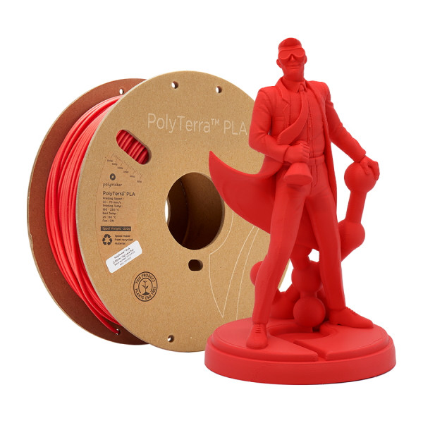 Polymaker PLA filament | Lava-Red | 1,75mm | 1kg | PolyTerra 70826 DFP14158 - 1