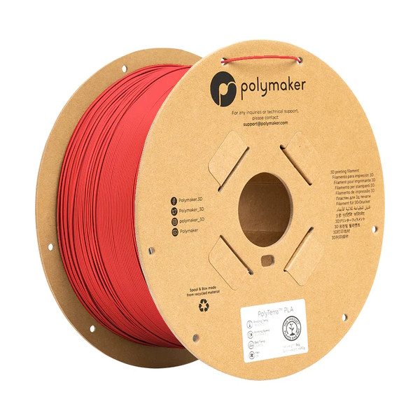 Polymaker PLA filament | Lava-Red | 1,75mm | 3kg | PolyTerra PA04010 DFP14355 - 1