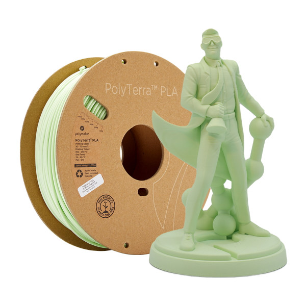 Polymaker PLA filament | Mint | 1,75mm | 1kg | PolyTerra 70869 DFP14162 - 1