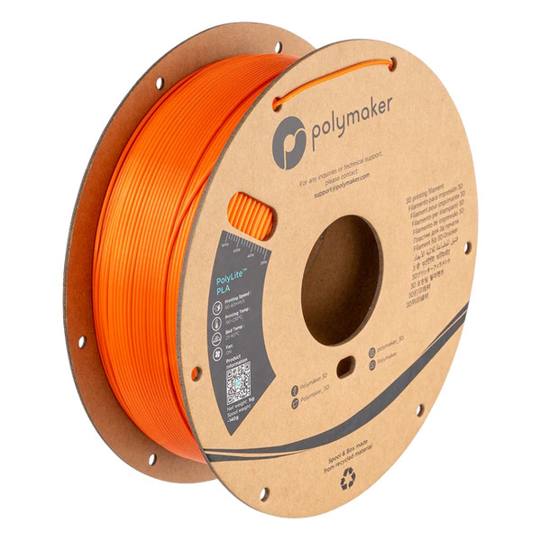 Polymaker PLA filament | Orange | 1,75mm | 1kg | PolyLite Silk PA03015 DFP14325 - 1