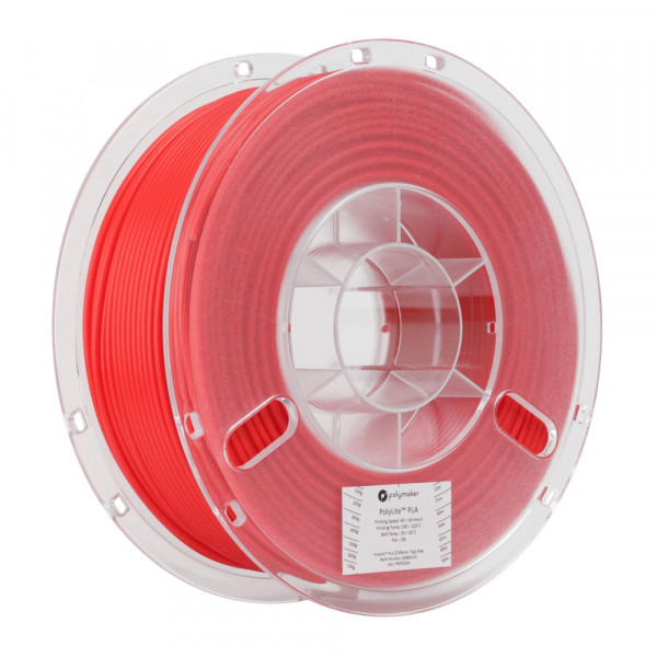 Polymaker PLA filament | Röd | 1,75mm | 1kg | PolyLite 70533 PA02004 PM70533 DFP14072 - 1