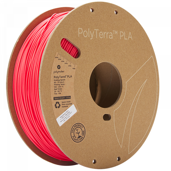 Polymaker PLA filament | Rose | 1,75mm | 1kg | PolyTerra 70905 DFP14238 - 1